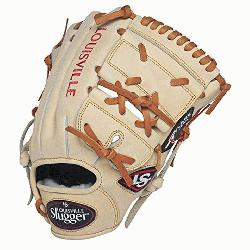 sville Slugger Pro Flare Cream 11.75 2-piece Web Baseball Glove (Right Handed Throw) 